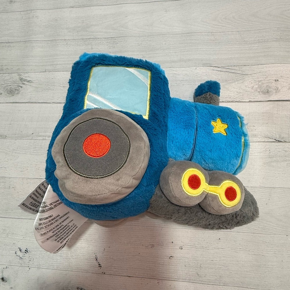Squishable Go Train blue plush train